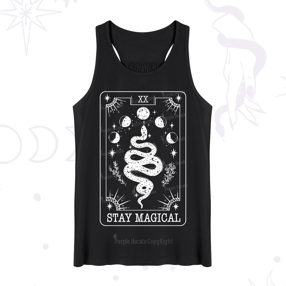 Purplehecate The Stay Magical Tarot Tank