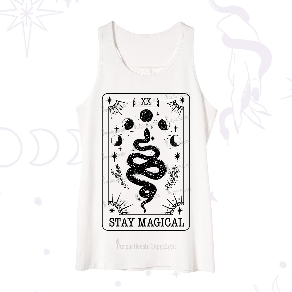 Purplehecate The Stay Magical Tarot Tank