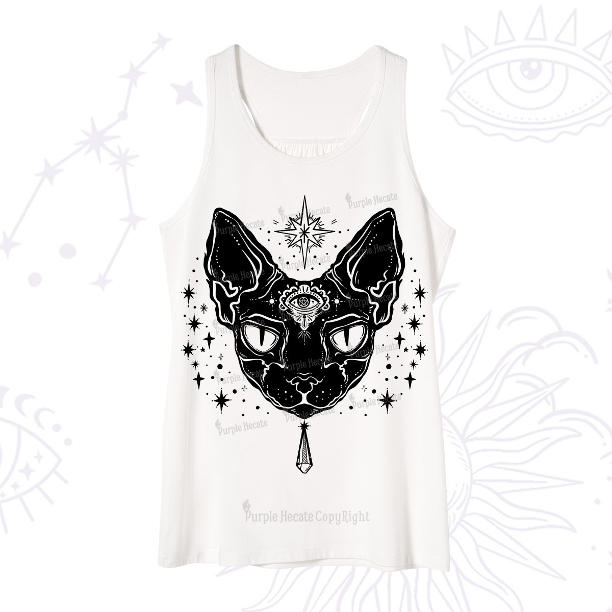 Purplehecate Three Eyed Sphynx Cat Tank