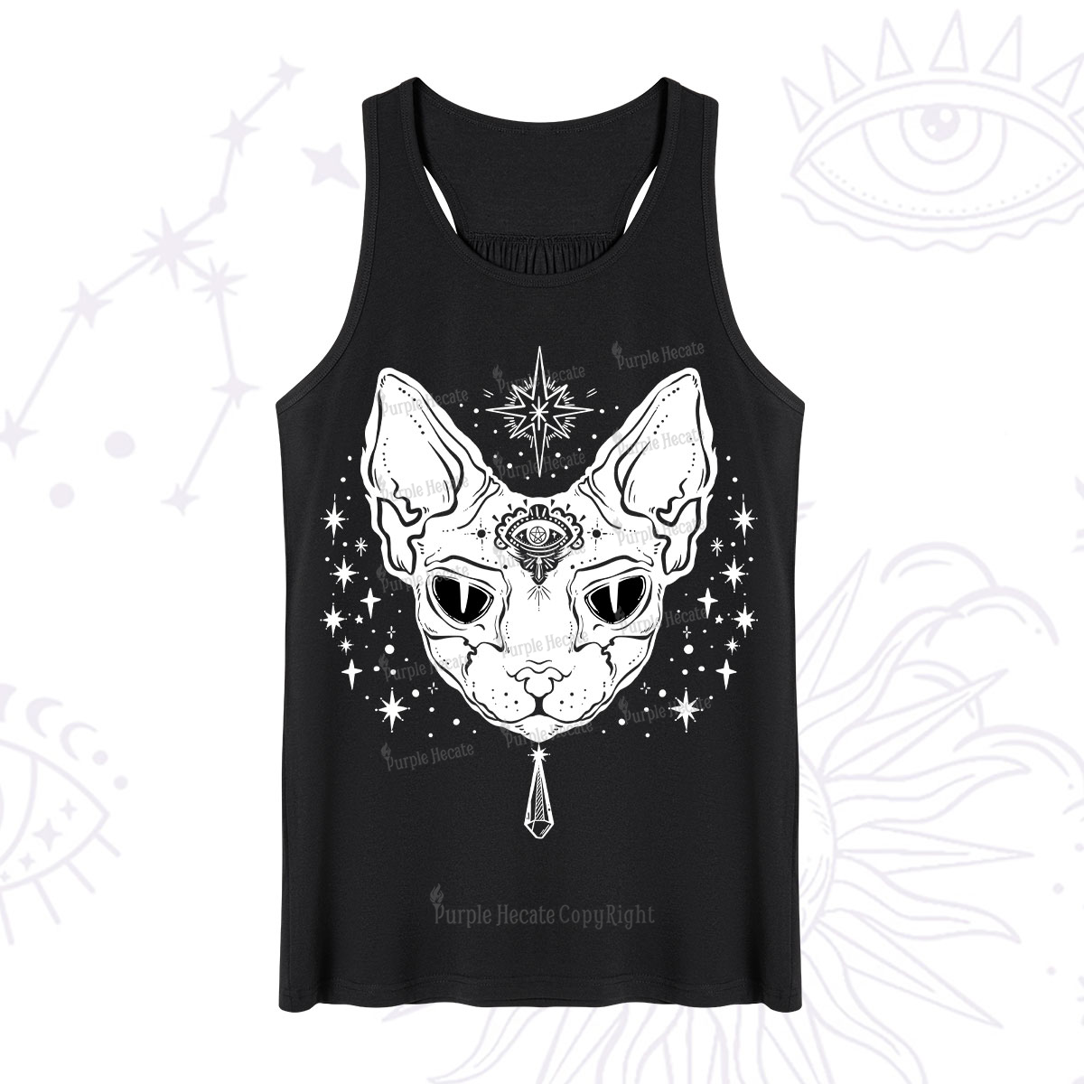 Purplehecate Three Eyed Sphynx Cat Tank