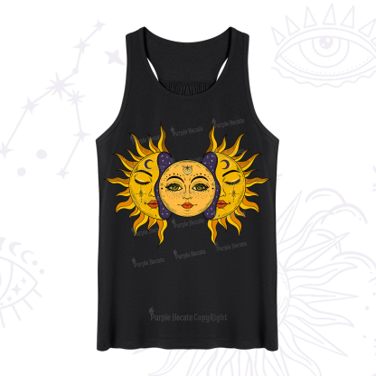 Purplehecate Celestial Twin Suns Tank