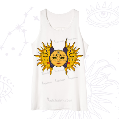 Purplehecate Celestial Twin Suns Tank