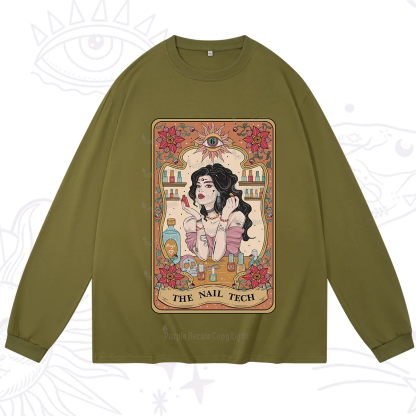 Purplehecate The Nail Tech Tarot Long Sleeve T-Shirt