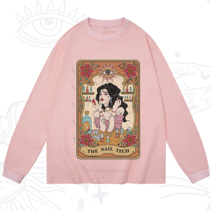 Purplehecate The Nail Tech Tarot Long Sleeve T-Shirt