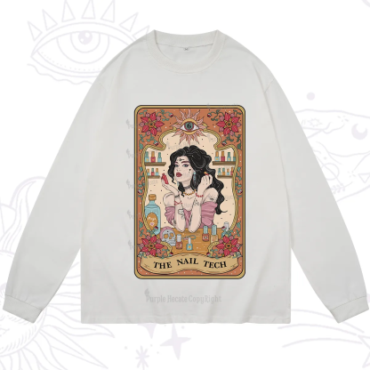 Purplehecate The Nail Tech Tarot Long Sleeve T-Shirt