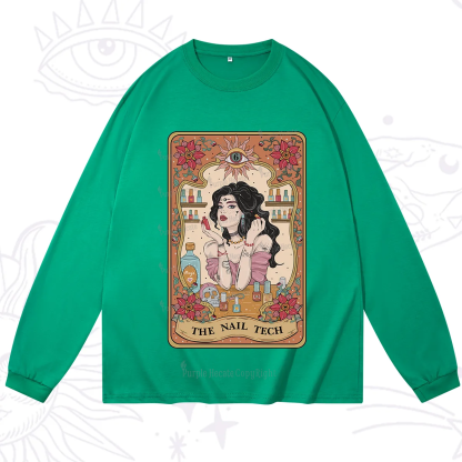 Purplehecate The Nail Tech Tarot Long Sleeve T-Shirt