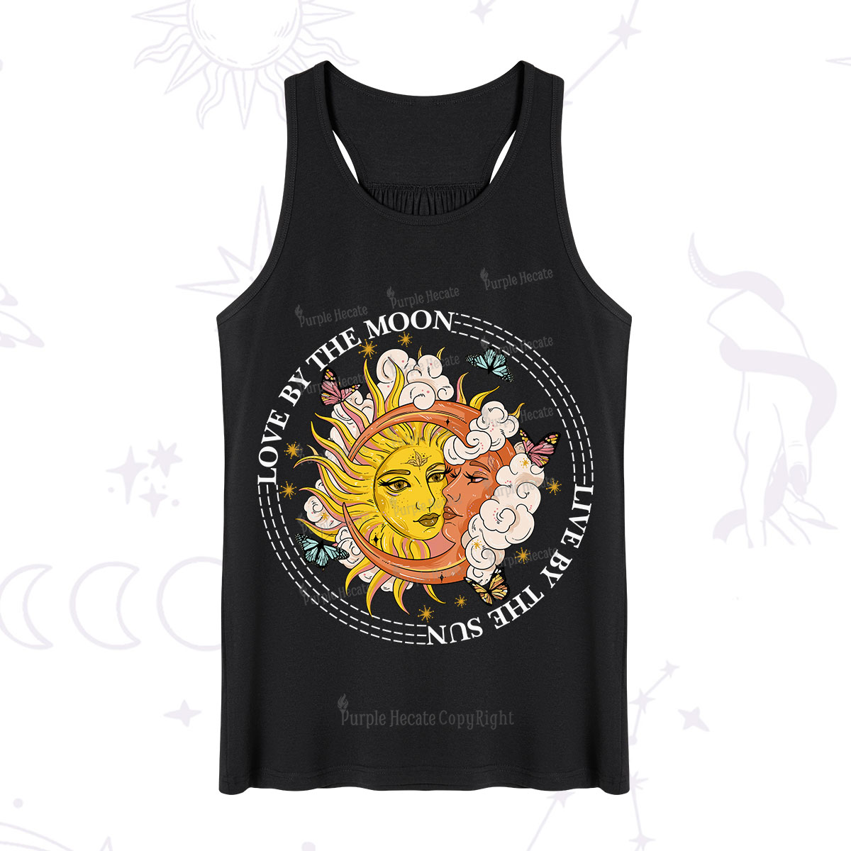 Purplehecate Live By The Sun Love By The Moon Tank