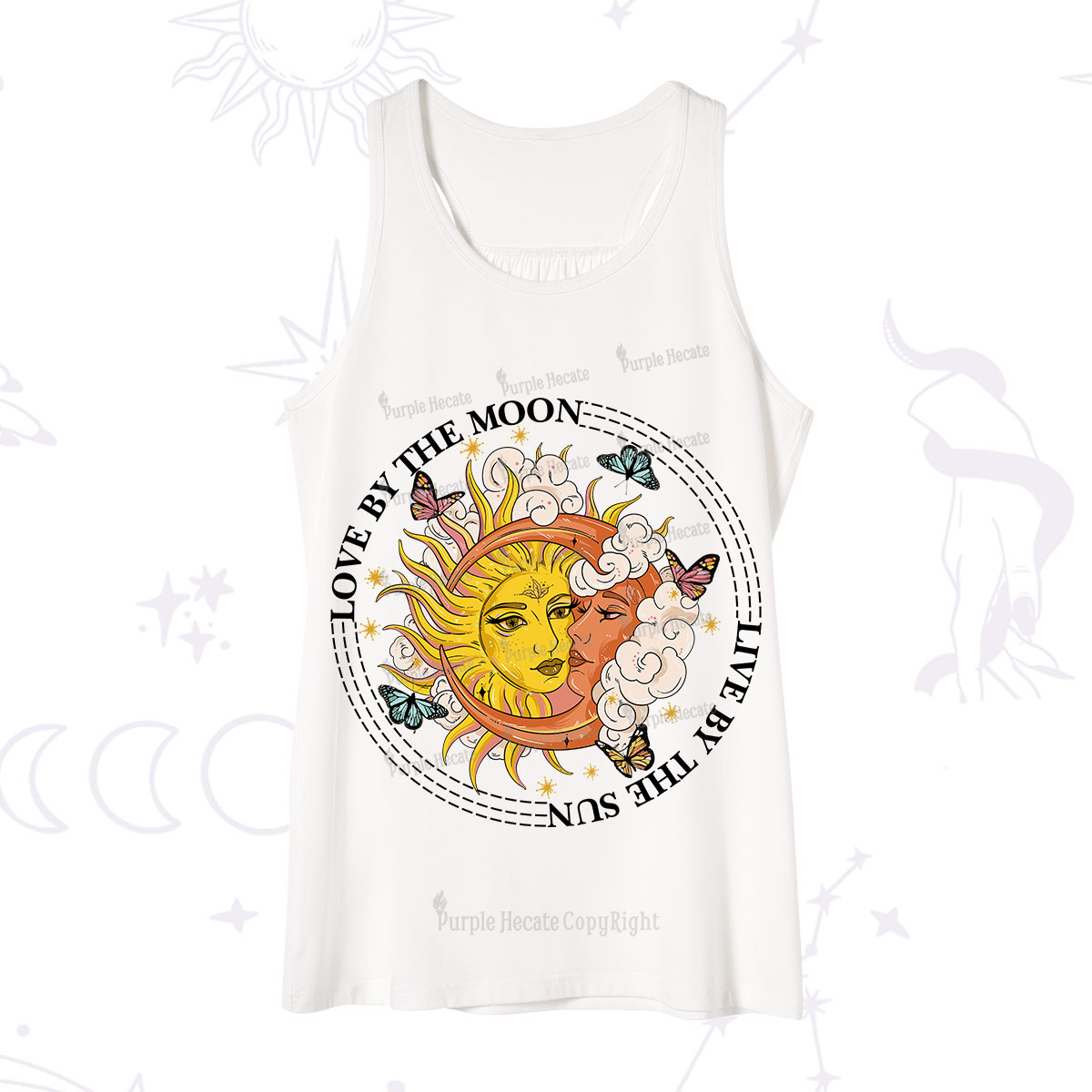 Purplehecate Live By The Sun Love By The Moon Tank