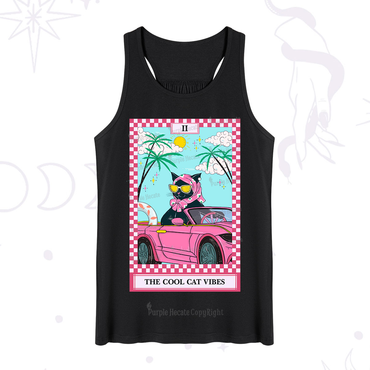 Purplehecate The Cool Cat Vibes Tarot Tank