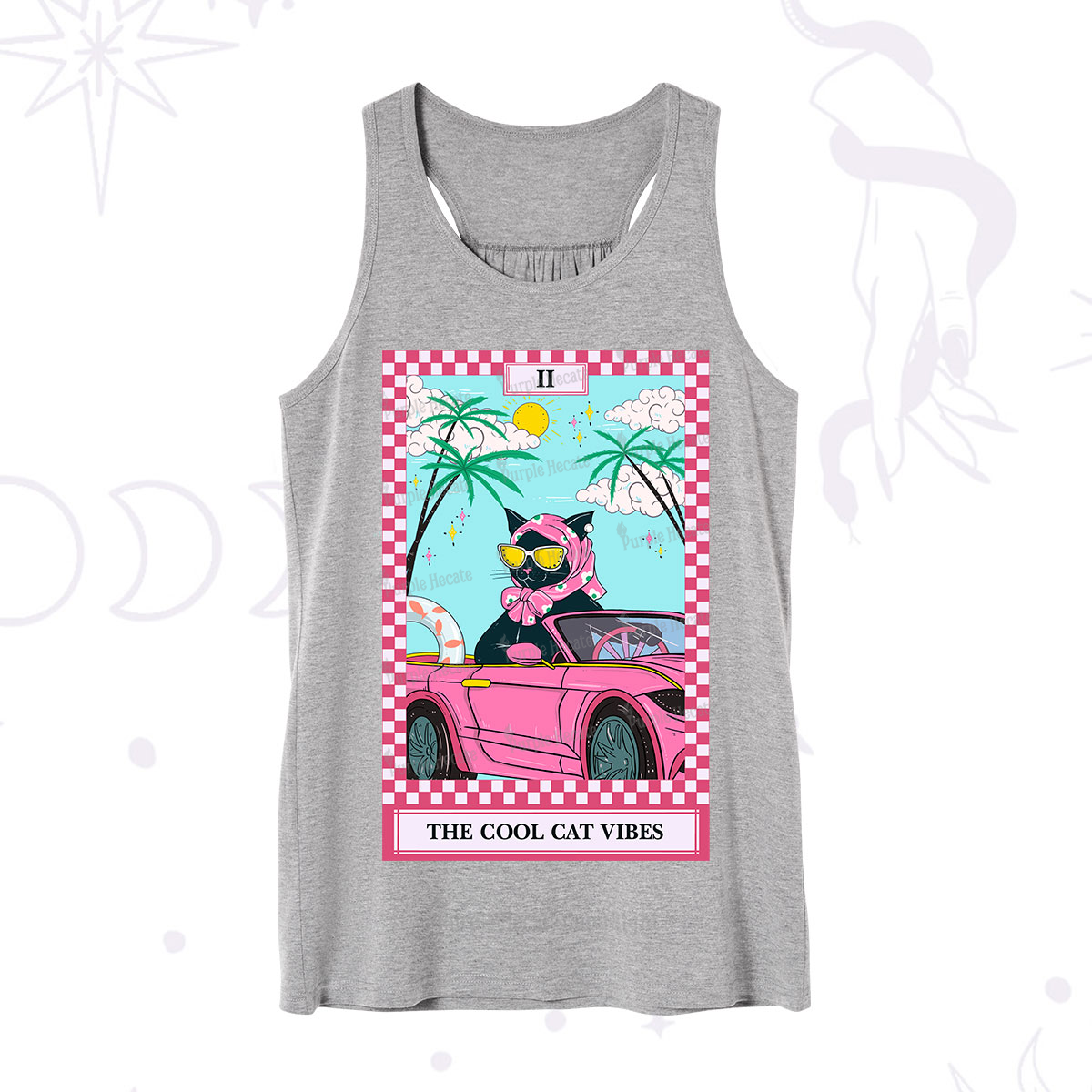 Purplehecate The Cool Cat Vibes Tarot Tank