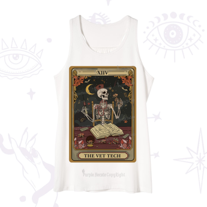 Purplehecate The Vet Tech Skeleton Tarot Tank