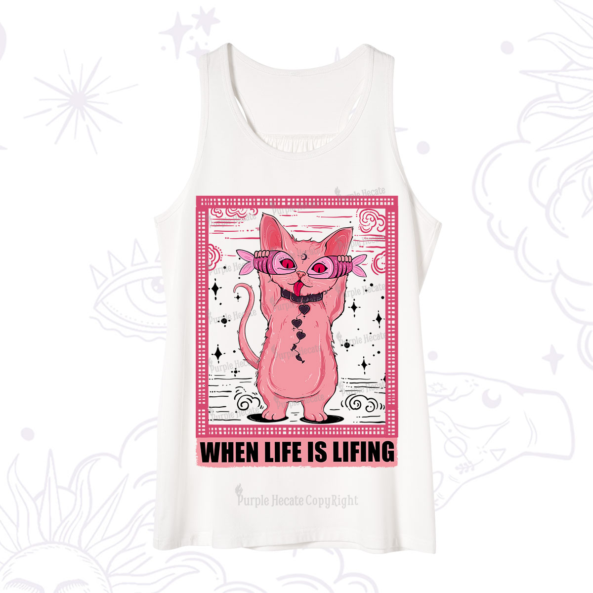 Purplehecate When Life Is Lifting Tank