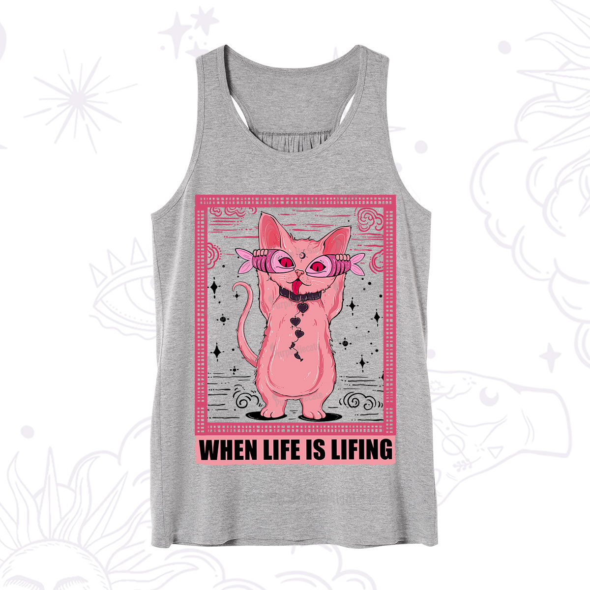 Purplehecate When Life Is Lifting Tank