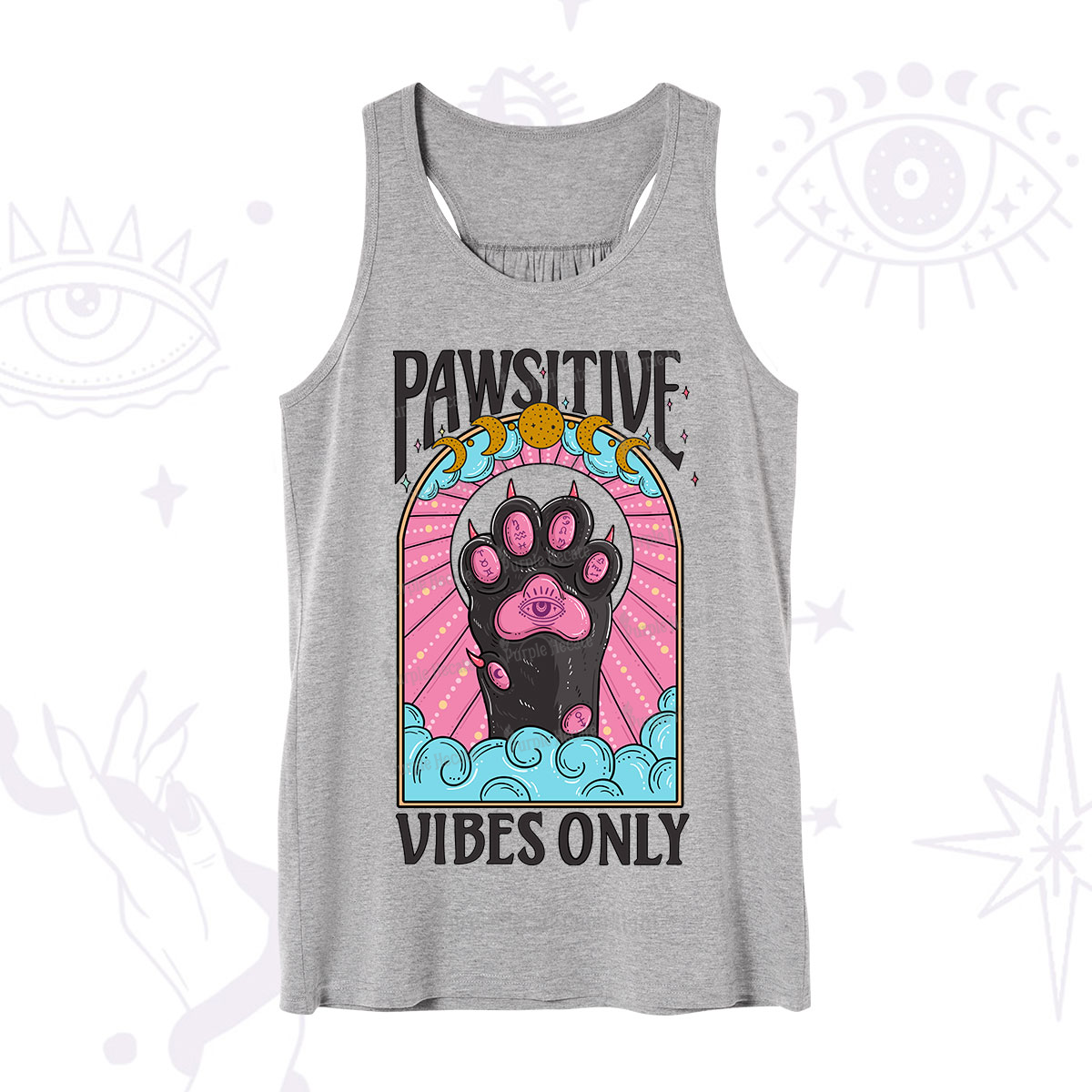 Purplehecate Pawsitive Vibes Only Tank