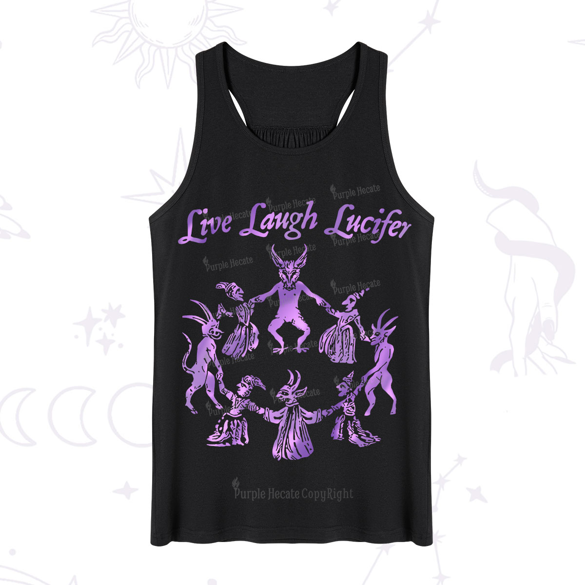 Purplehecate Live Laugh Lucifer Satanic Tank