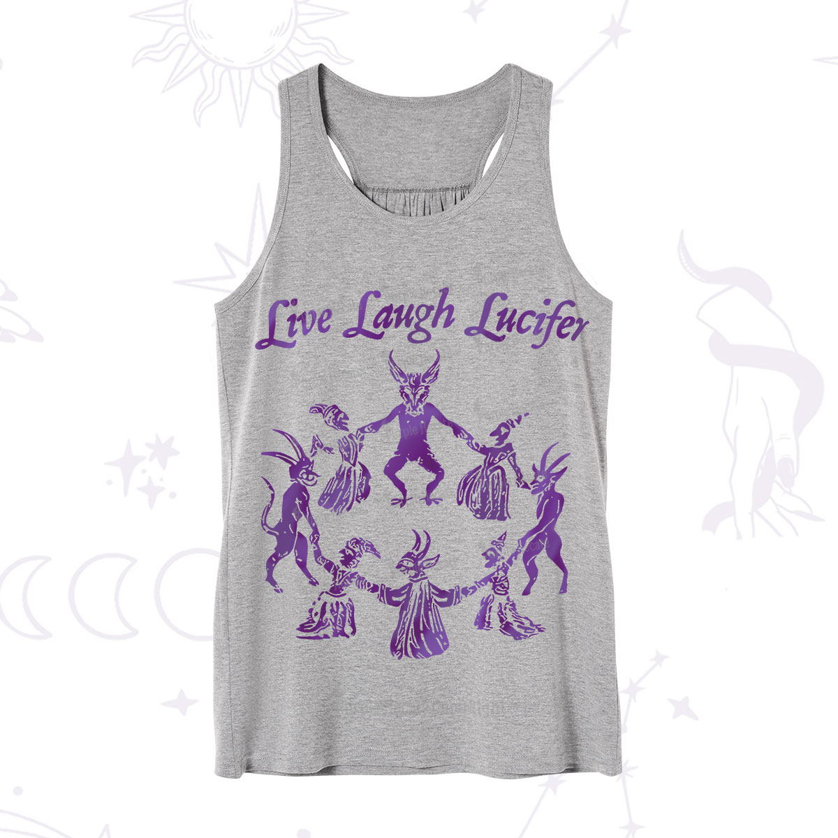 Purplehecate Live Laugh Lucifer Satanic Tank