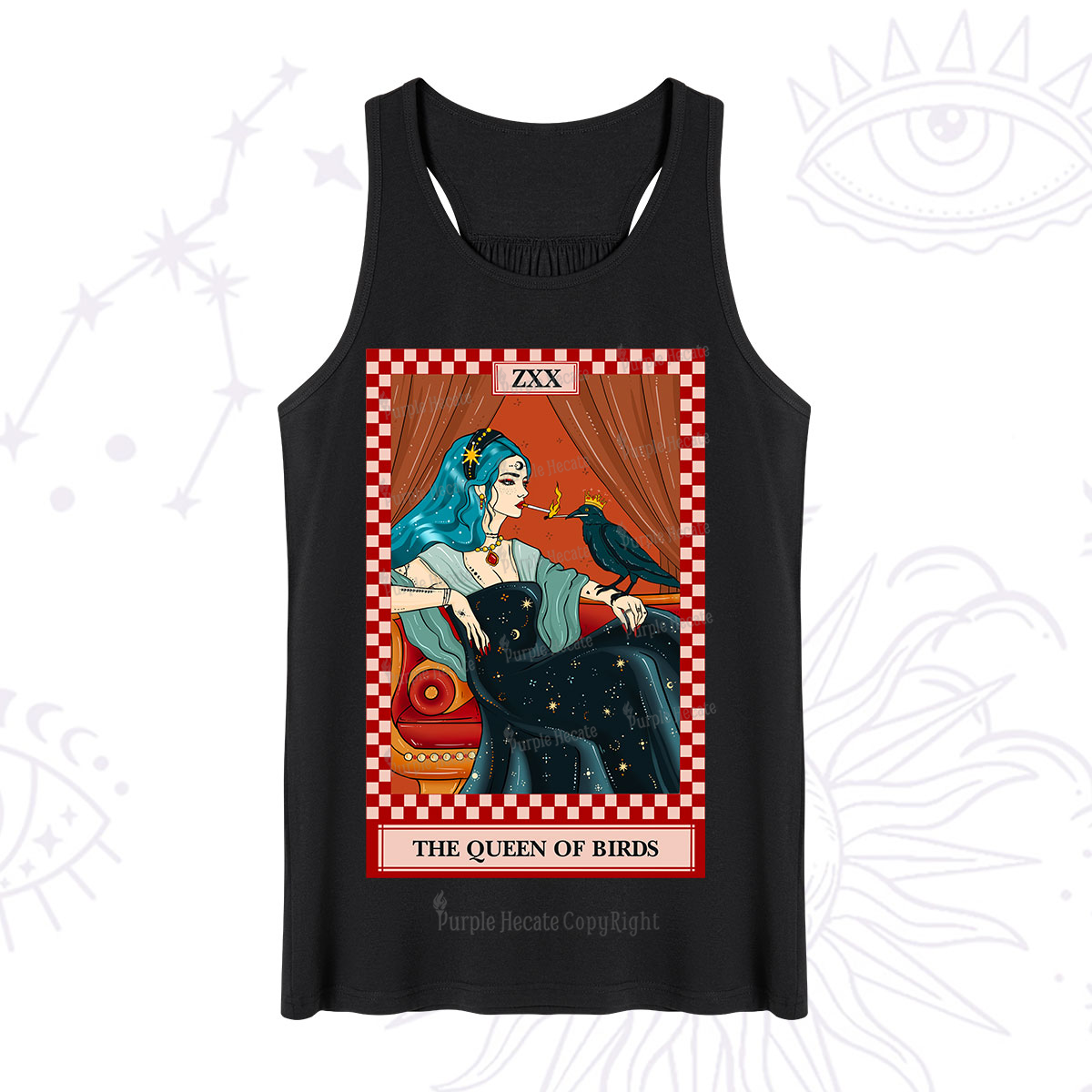 Purplehecate The Queen Of Birds Tarot Tank
