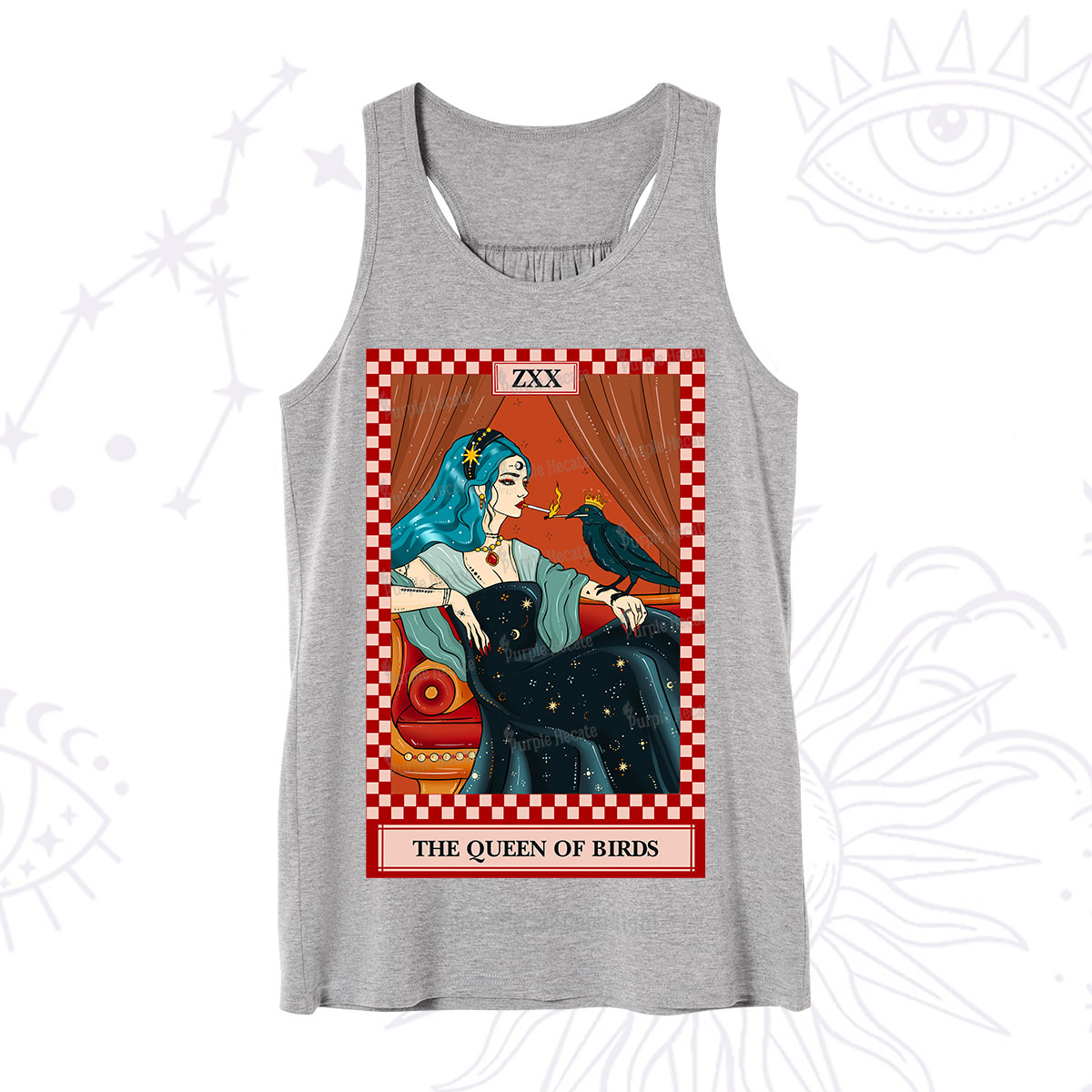Purplehecate The Queen Of Birds Tarot Tank