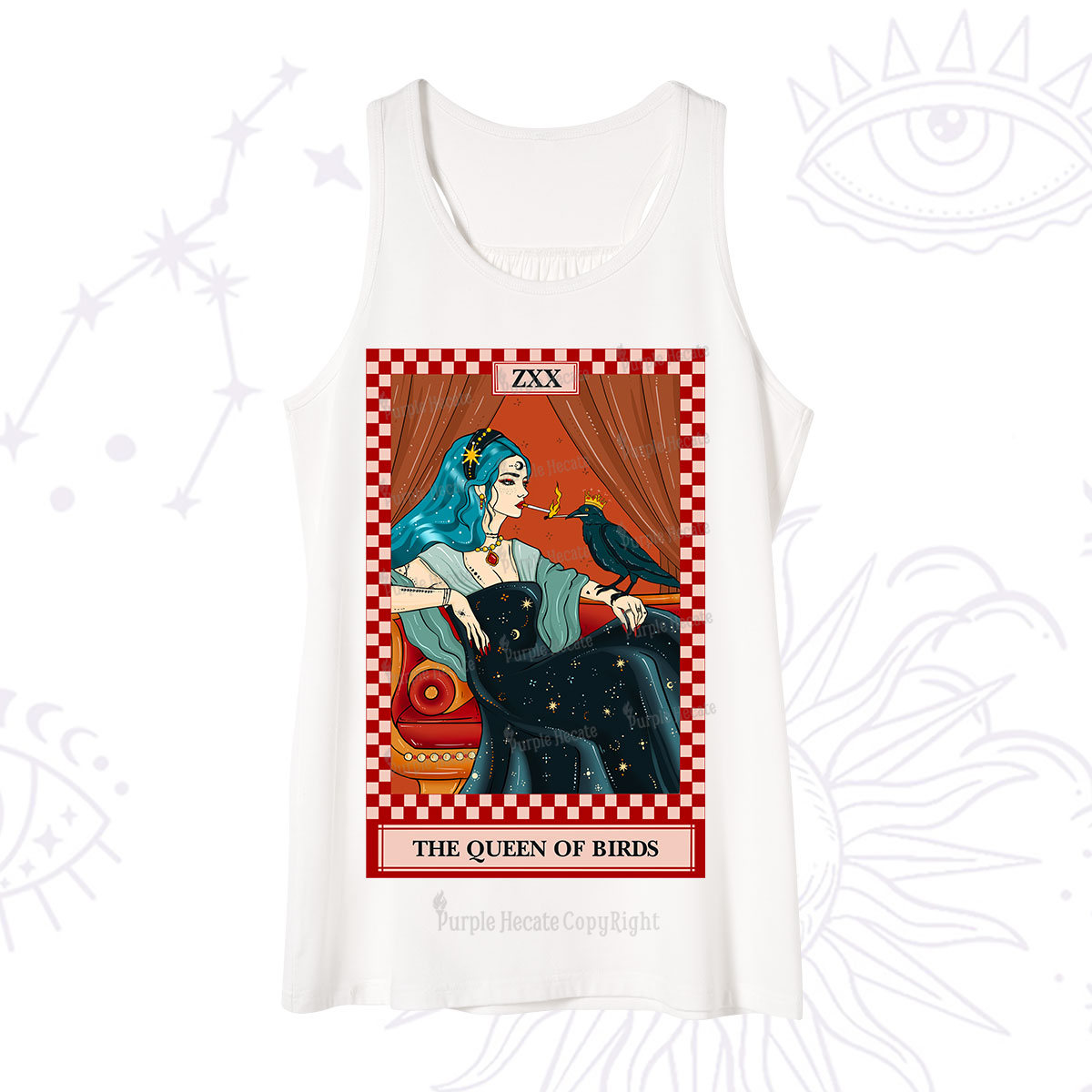 Purplehecate The Queen Of Birds Tarot Tank
