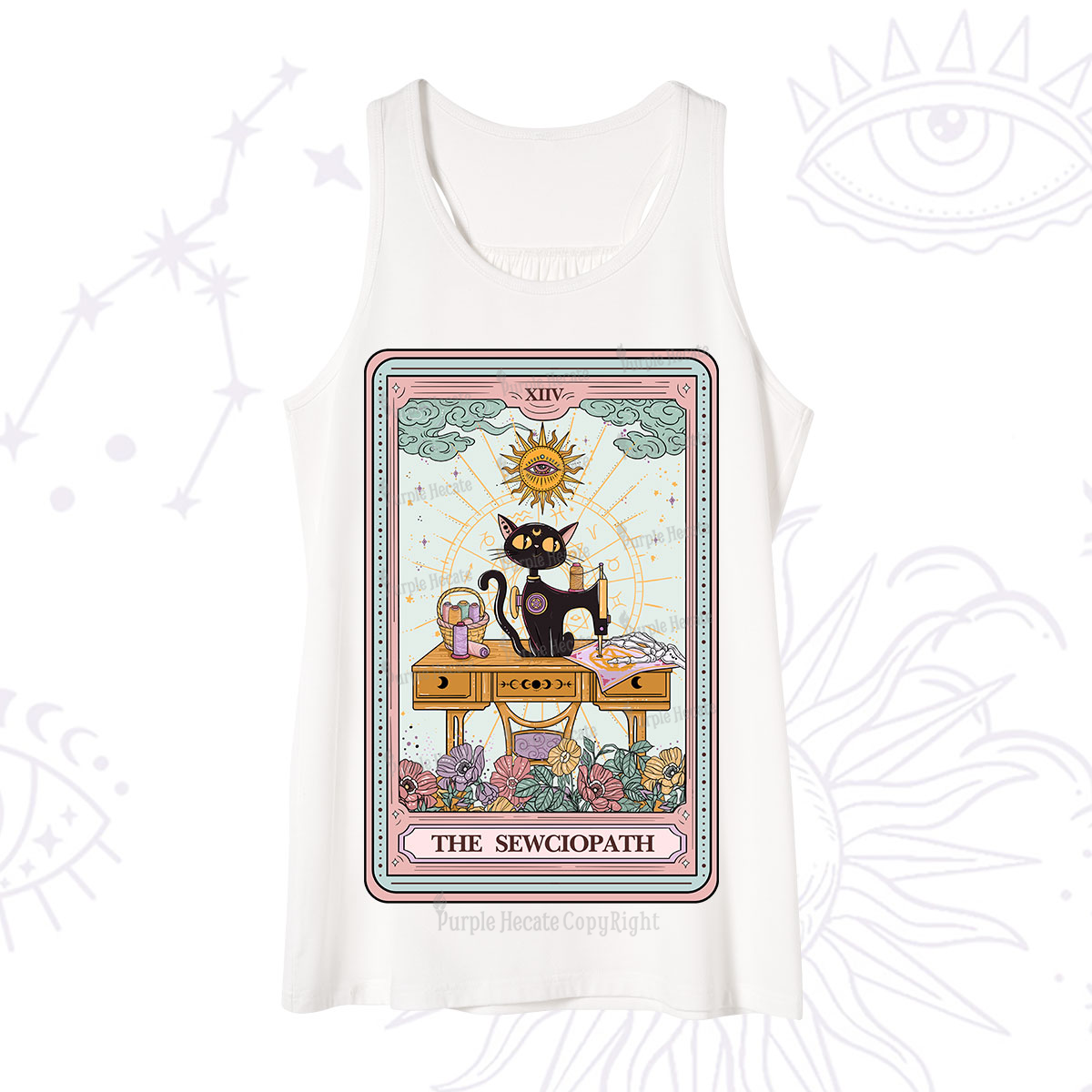 Purplehecate The Sewciopath Tarot Card Tank