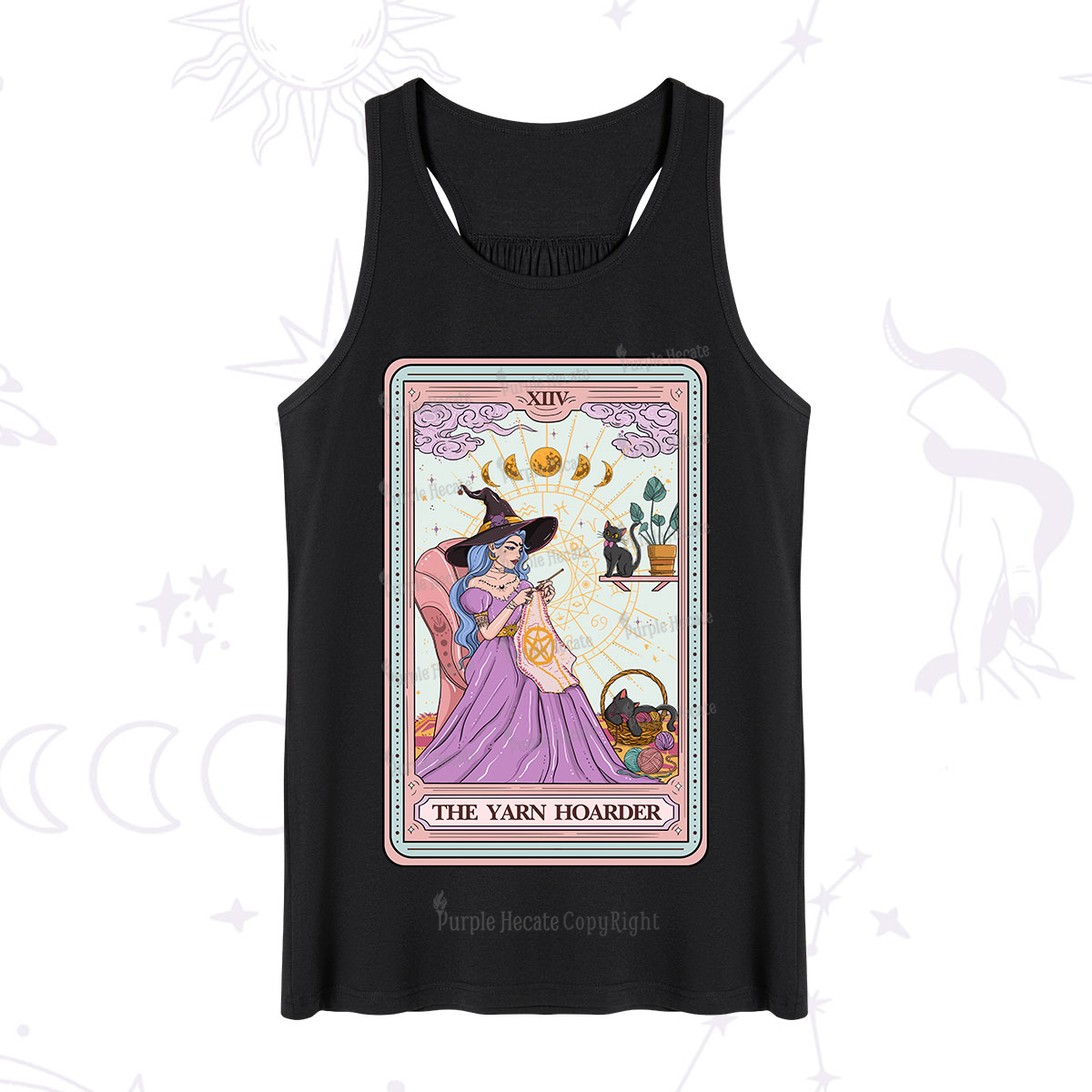 Purplehecate The Yarn Hoarder Tarot Tank