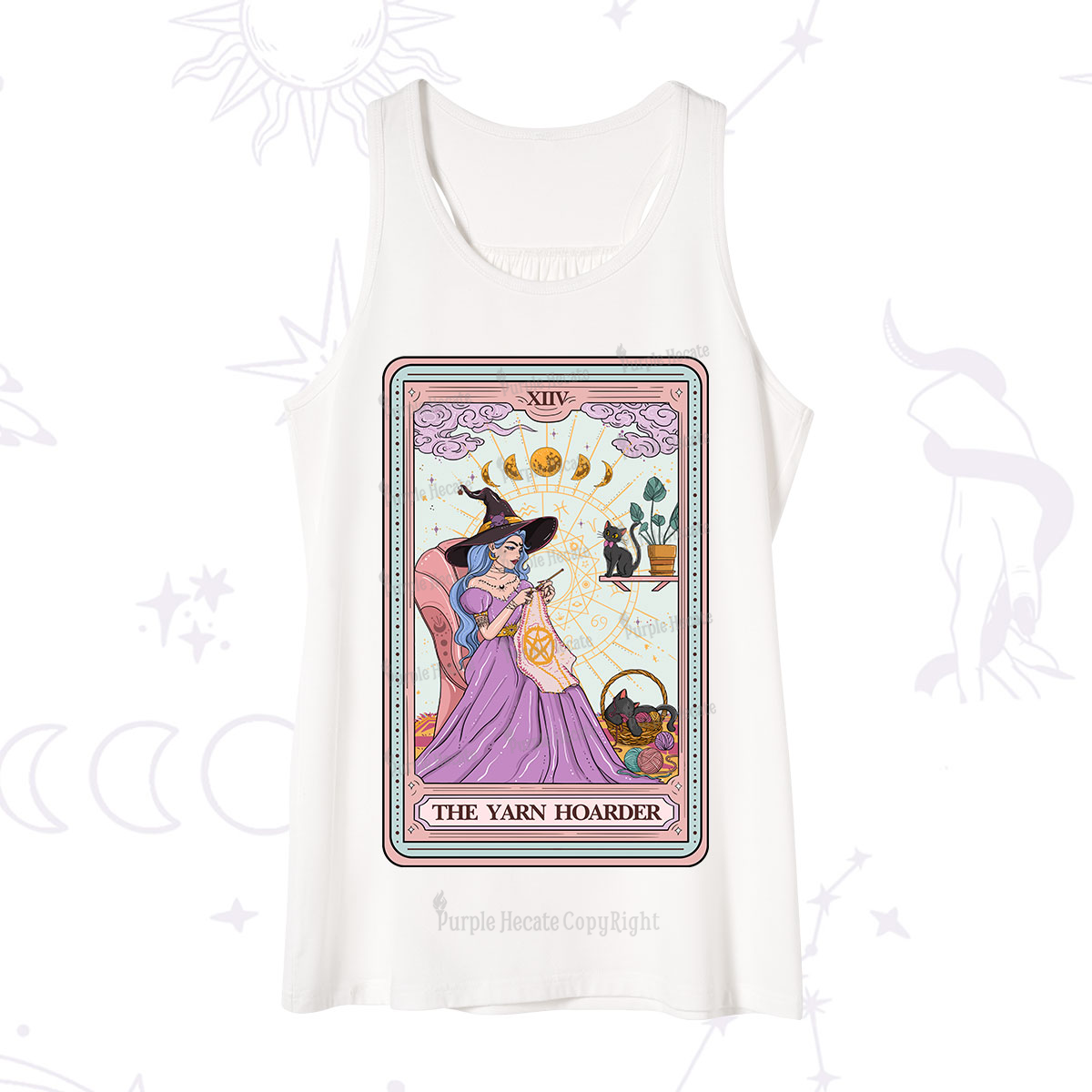 Purplehecate The Yarn Hoarder Tarot Tank