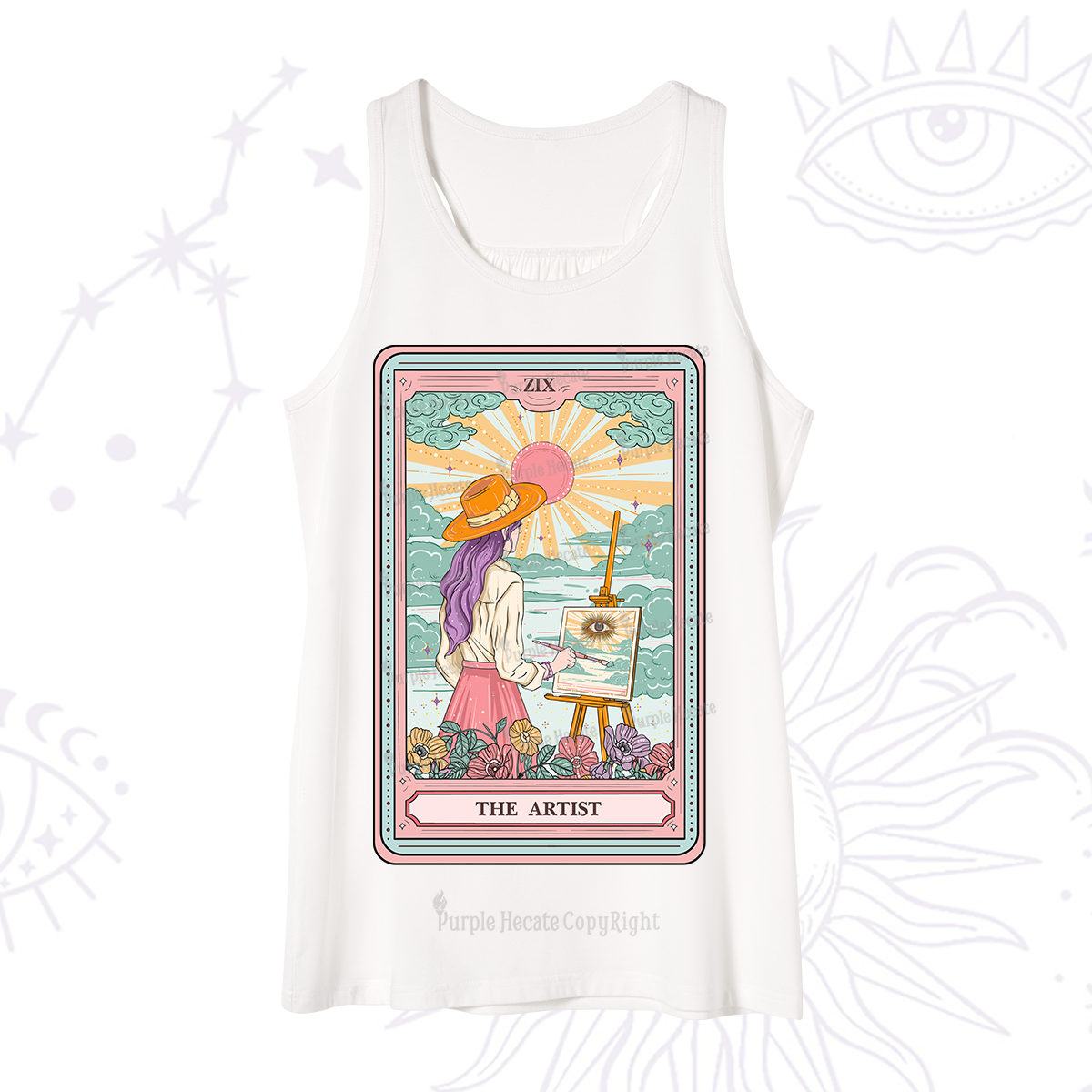 Purplehecate The Artist Tarot Tank
