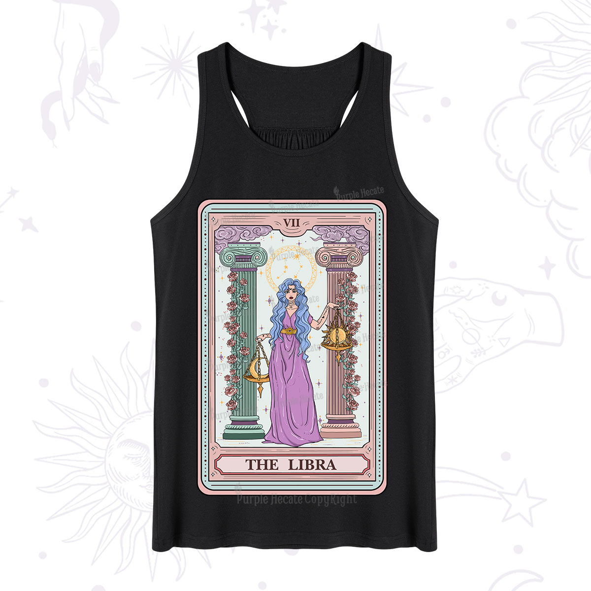 Purplehecate The Libra Goddess Tarot Tank