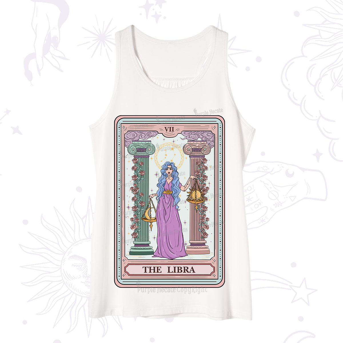 Purplehecate The Libra Goddess Tarot Tank