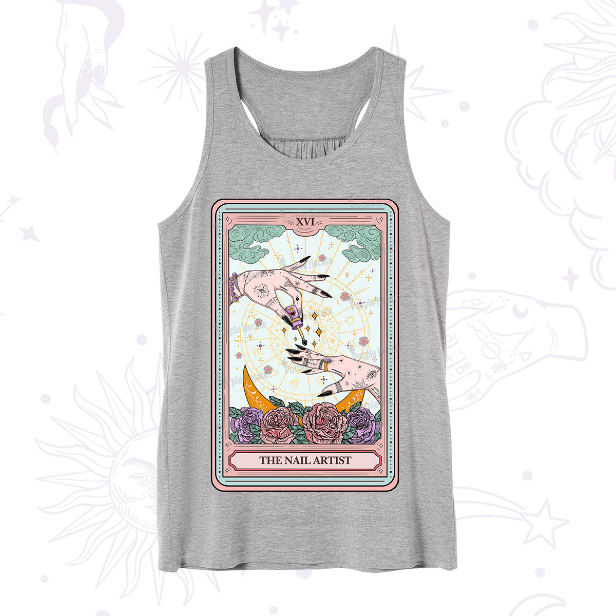 Purplehecate The Nail Artist Tarot Tank