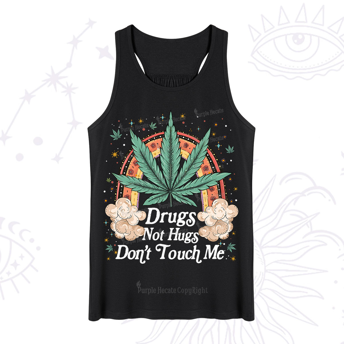 Purplehecate Drugs Not Hugs Tank