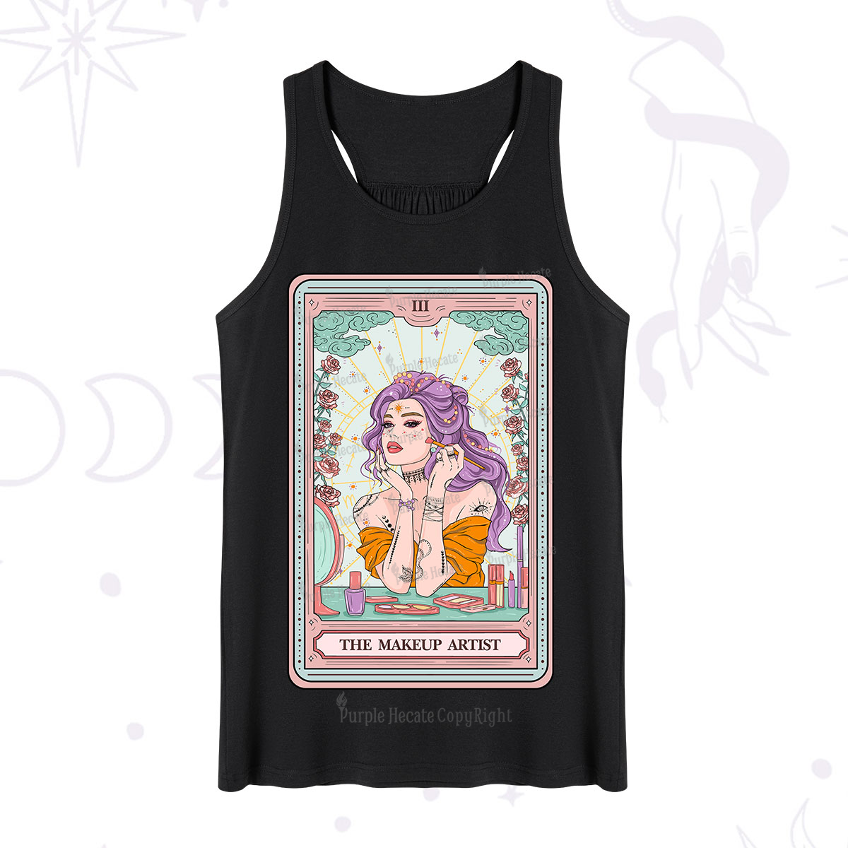Purplehecate The Makeup Artist Tarot Tank