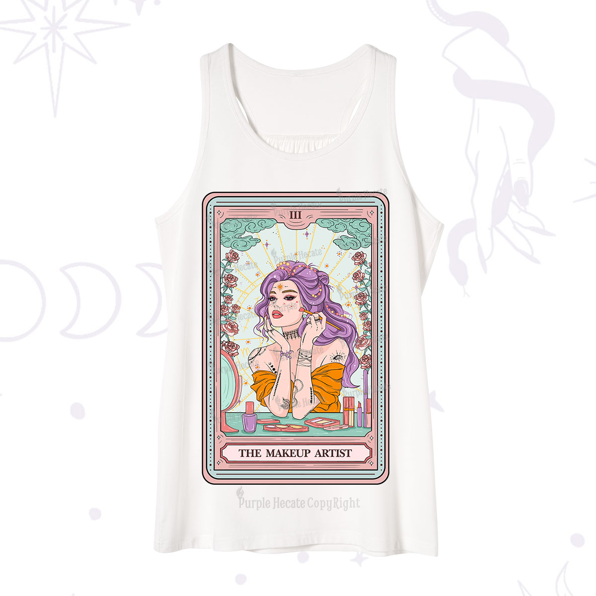 Purplehecate The Makeup Artist Tarot Tank