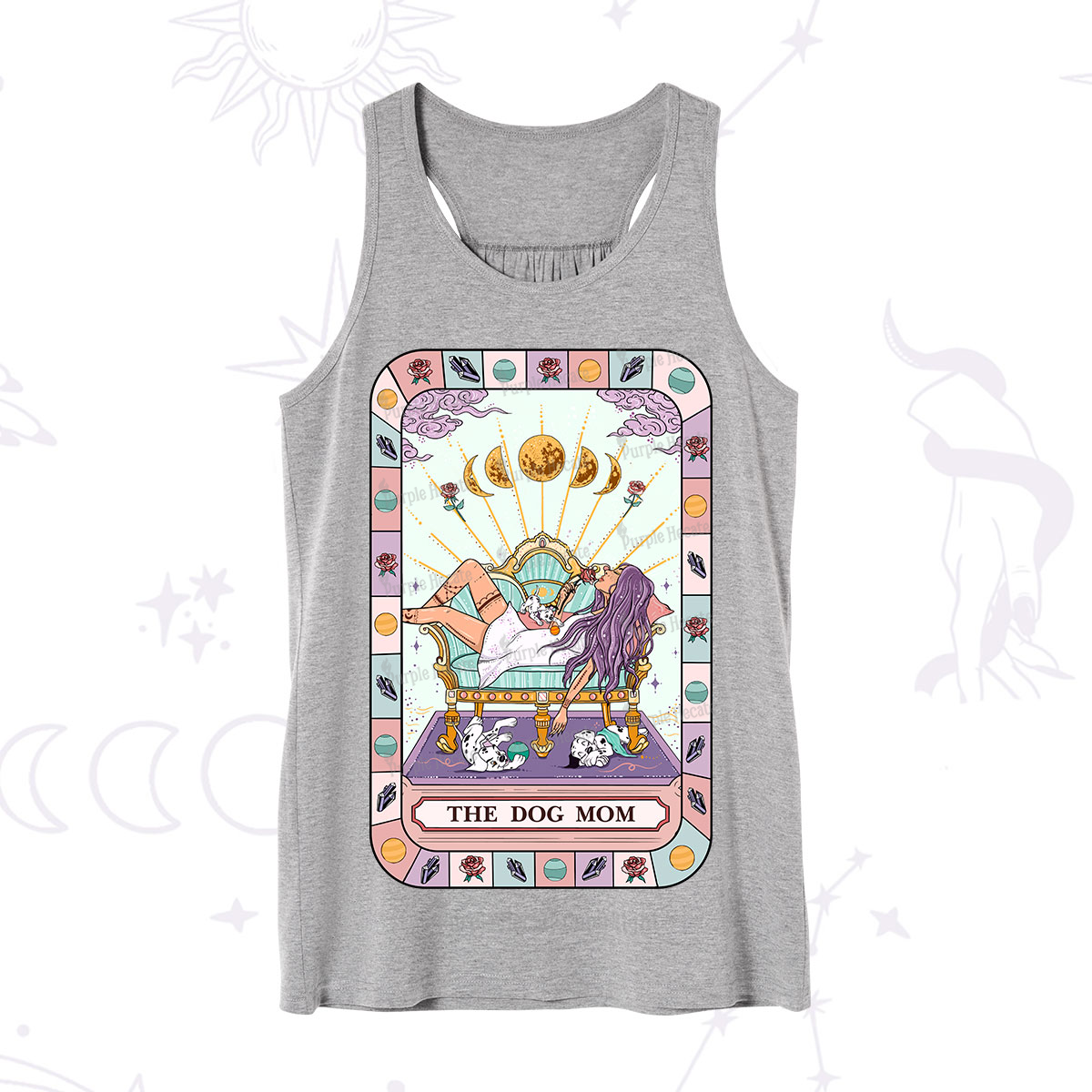 Purplehecate The Chill Dog Mom Tank