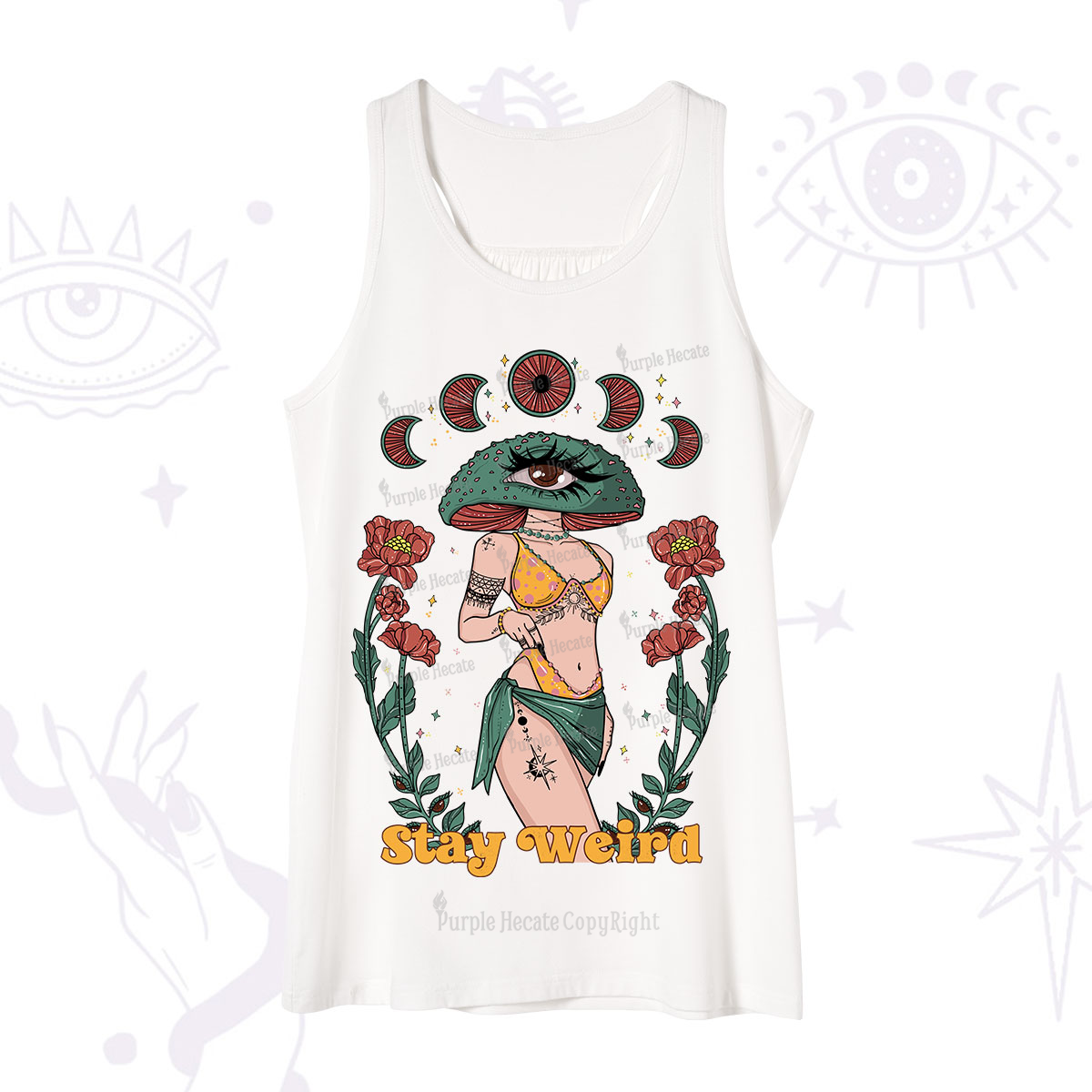 Purplehecate Stay Weird Tank