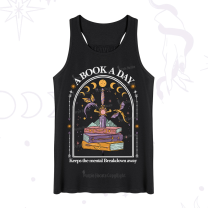 Purplehecate A Book A Day Keeps The Mental Breakdown Away Tank