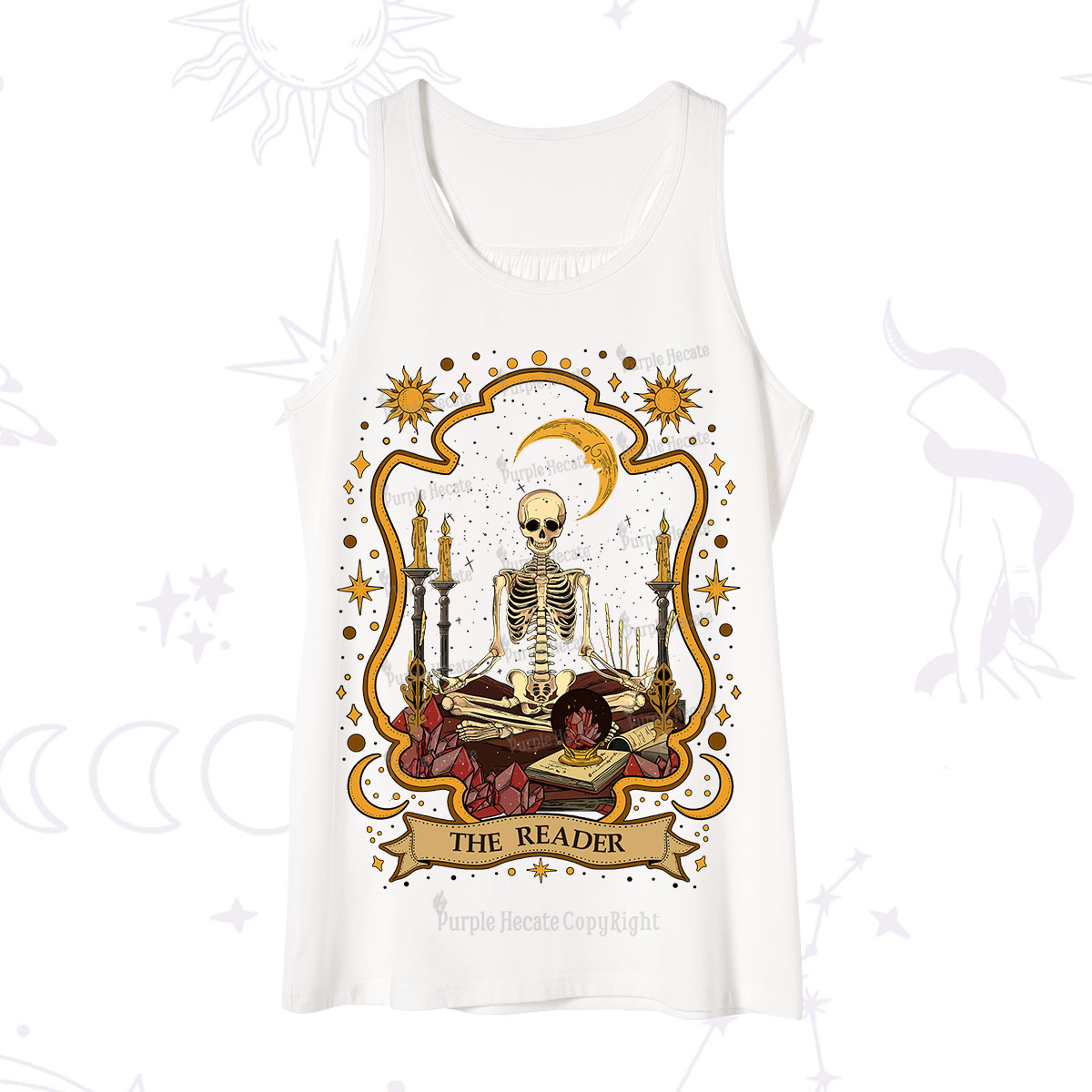 Purplehecate The Reader Skeleton Tank