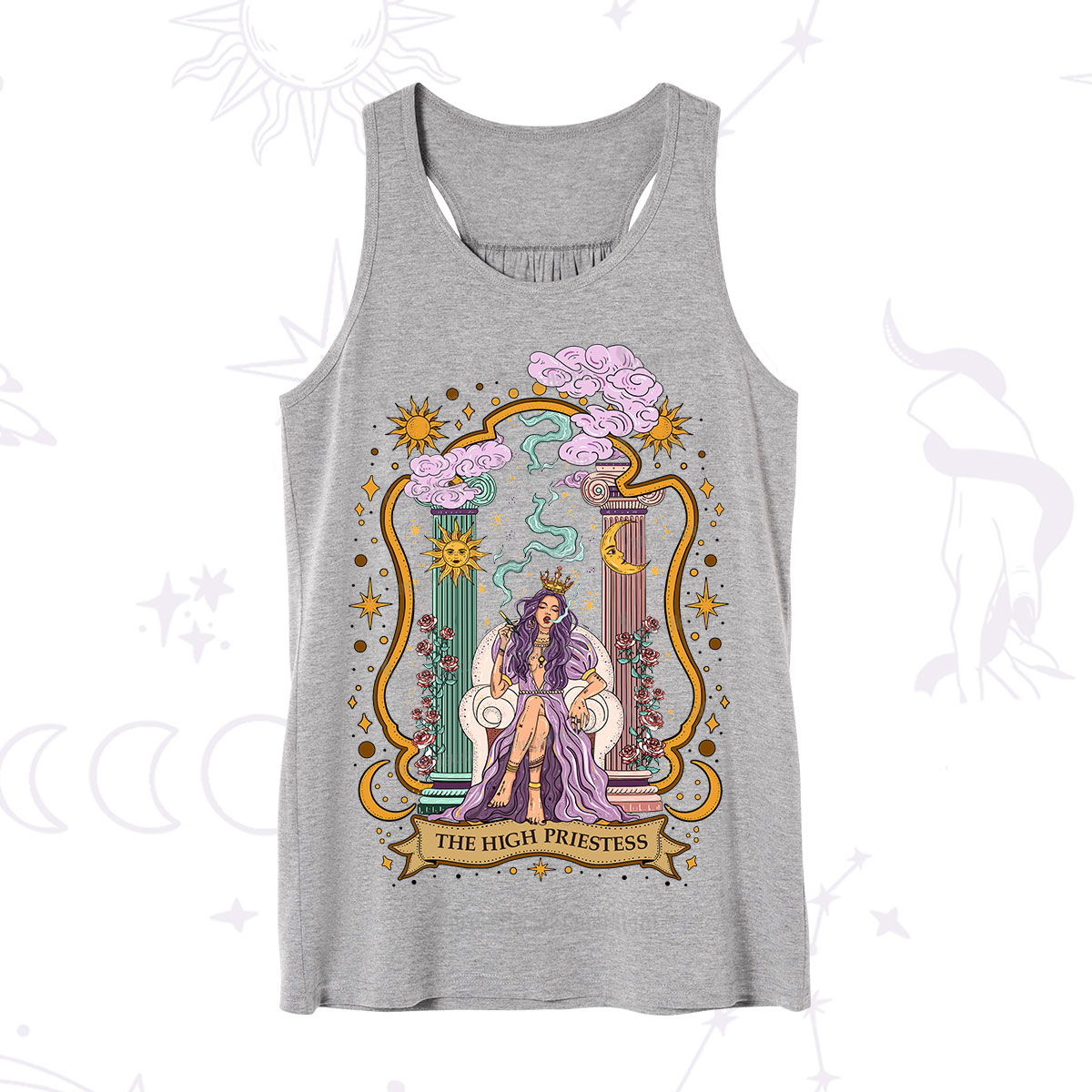 Purplehecate The High Priestess Goddess Tank