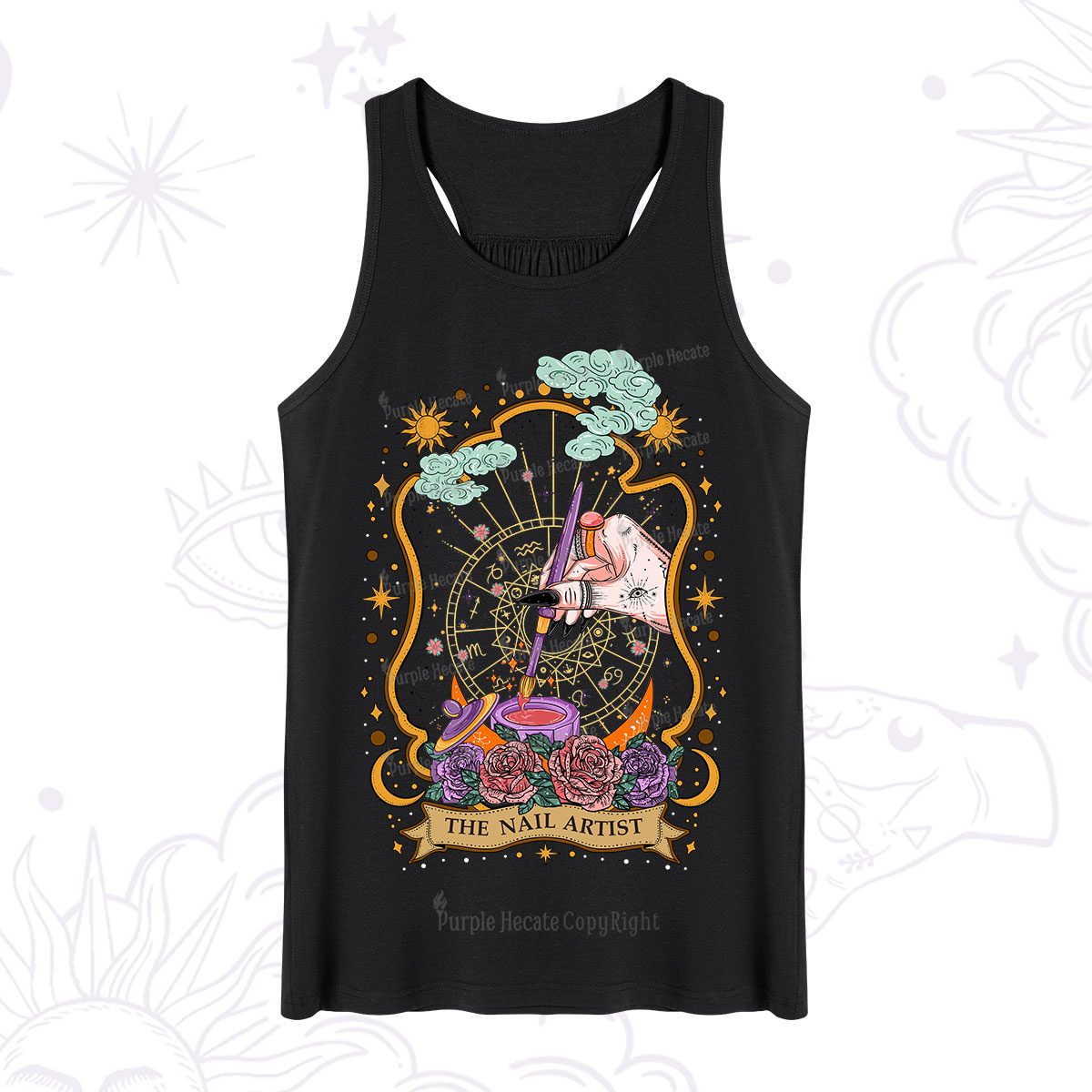 Purplehecate The Nail Artist Tank