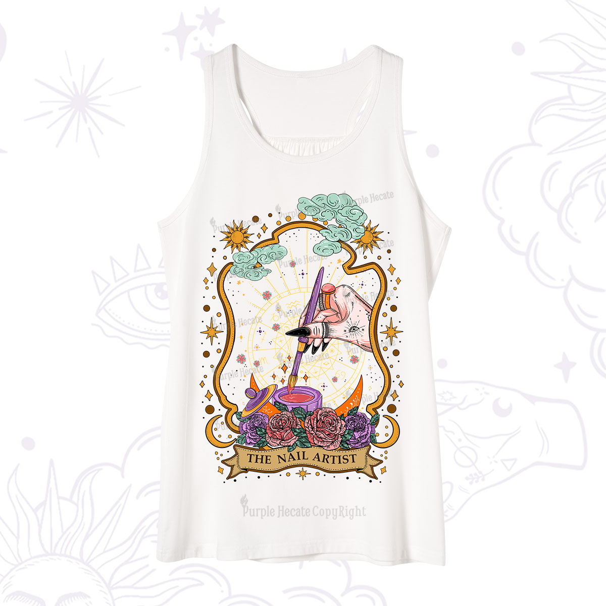 Purplehecate The Nail Artist Tank