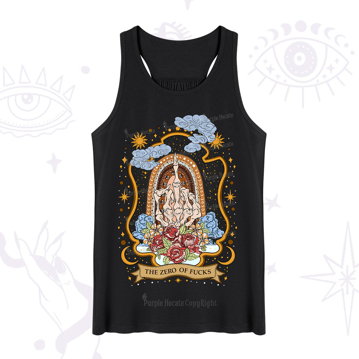 Purplehecate The Zero of Fucks Skeleton Tank