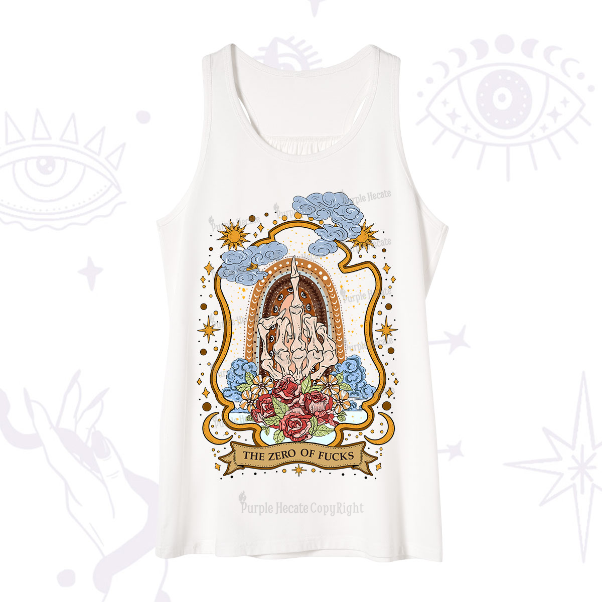 Purplehecate The Zero of Fucks Skeleton Tank