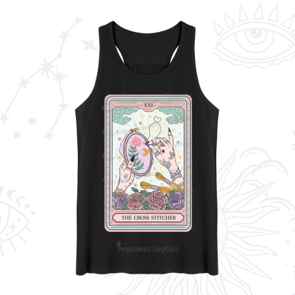 Purplehecate The Cross Stitcher Tarot Tank