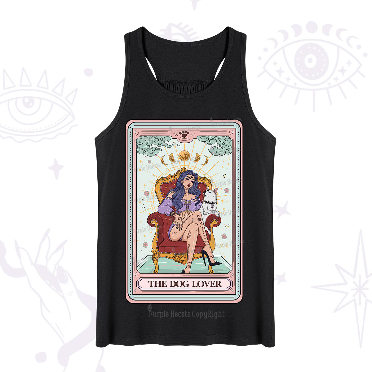 Purplehecate The Dog Lover Tarot Tank