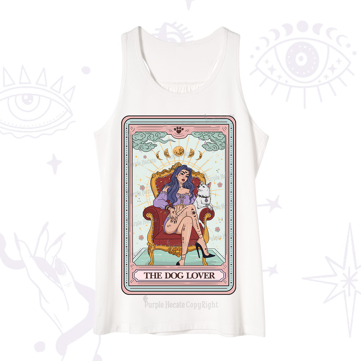 Purplehecate The Dog Lover Tarot Tank