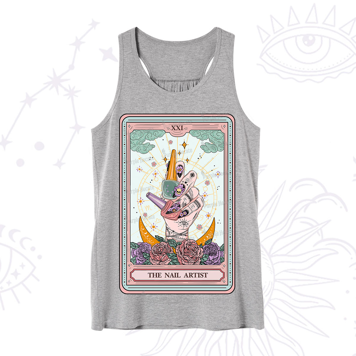 Purplehecate The Badass Nail Artist Tarot Tank