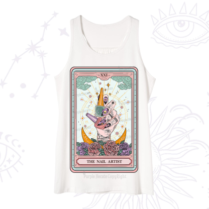 Purplehecate The Badass Nail Artist Tarot Tank