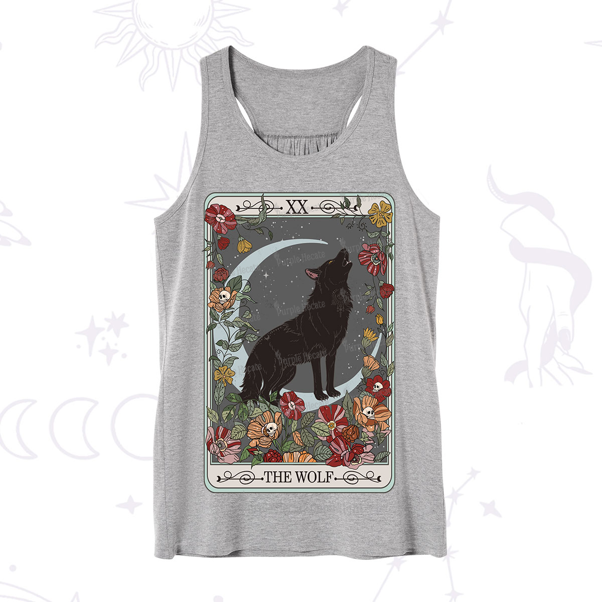 Purplehecate The Wolf Tarot Tank