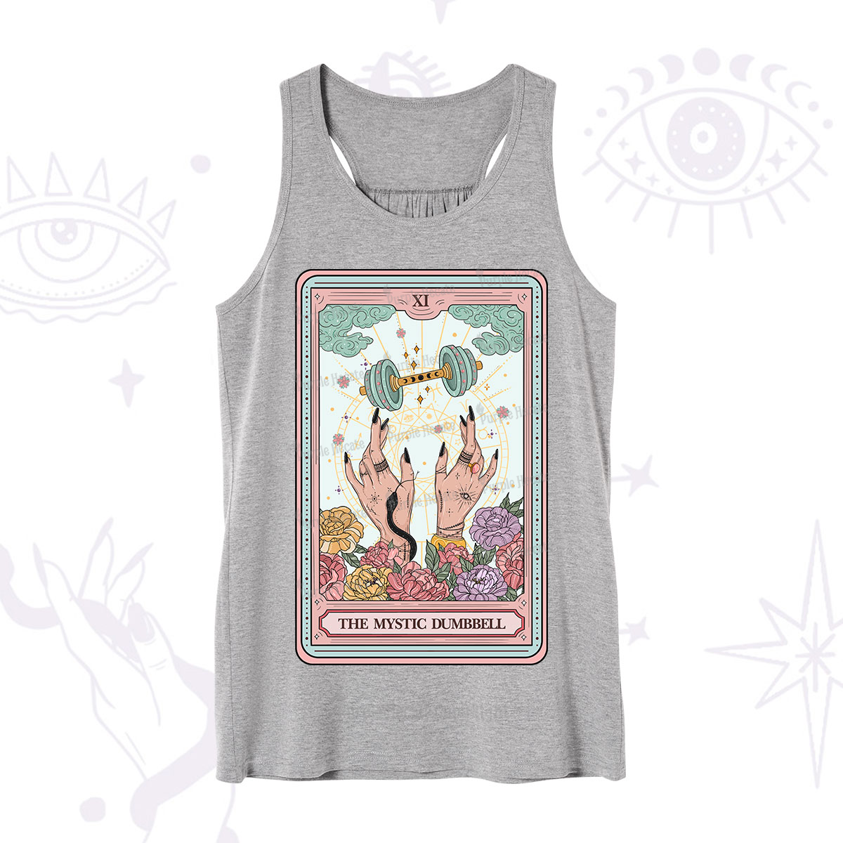 Purplehecate The Mystic Dumbbell Tarot Tank