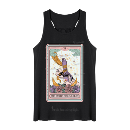 Purplehecate The Mystic Curling Iron Tarot Tank